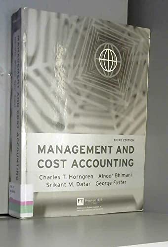 Management And Cost Accounting book