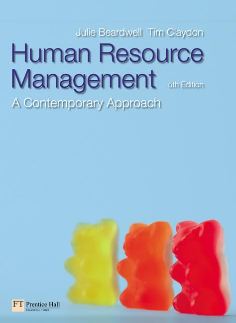 Product Image: Human Resource Management: a contemporary approach