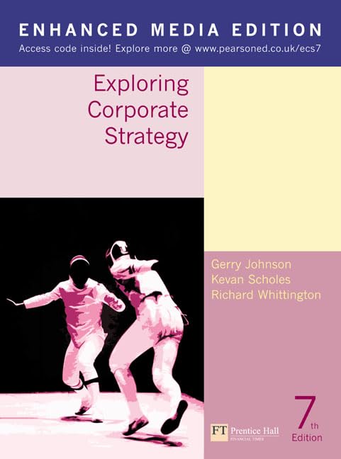 Product Image: Exploring Corporate Strategy Enhanced Media Edition, 7th Edition: Text Only