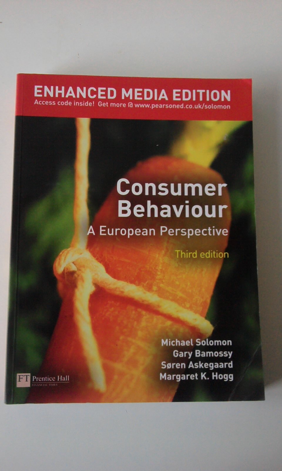 Solomon: Consumer Behaviour Enhanced Media Edition: A European Perspective Business, Finance & Career