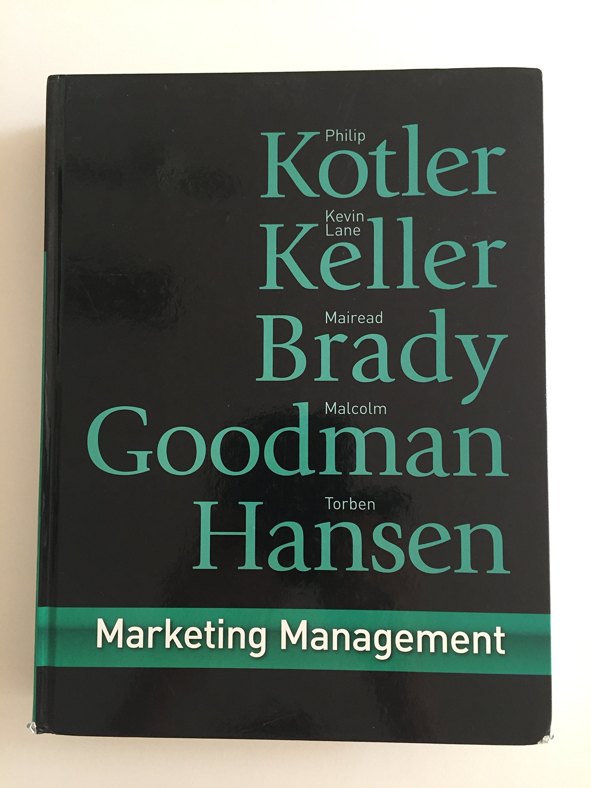 Marketing Management: First European Edition Law