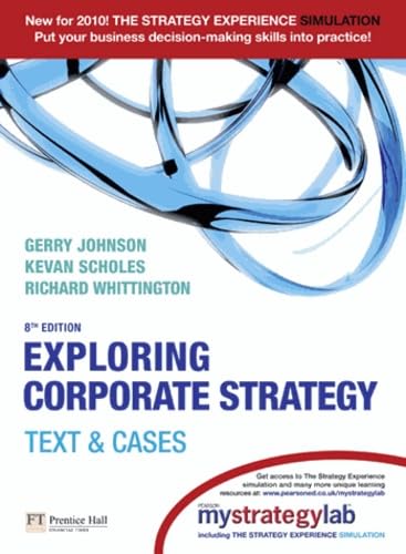 Exploring Corporate Strategy with MyStrategyLab: Text & Cases Business, Finance & Career Books