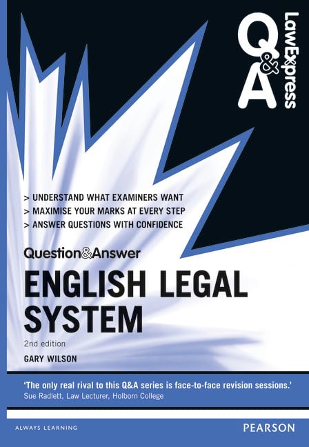 Law Express Question and Answer: English Legal System 2nd edn book
