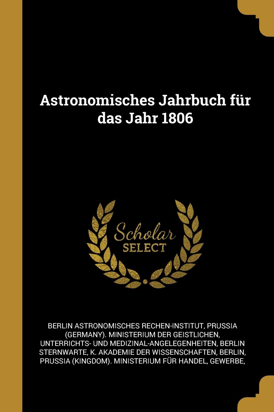 Astronomisches Jahrbuch fr das Jahr 1806 Children's books
