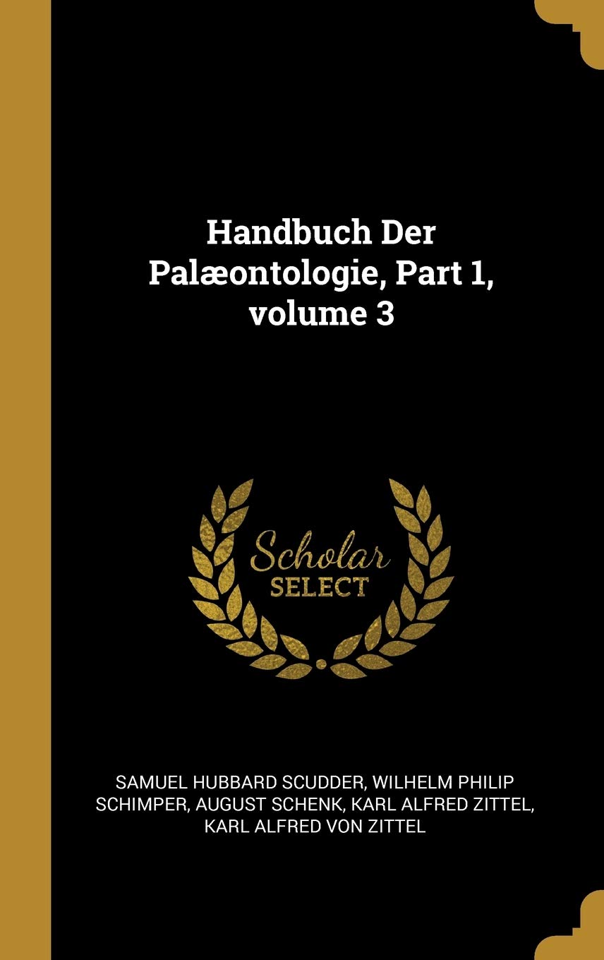 Handbuch Der Palæontologie, Part 1, volume 3 Children's books