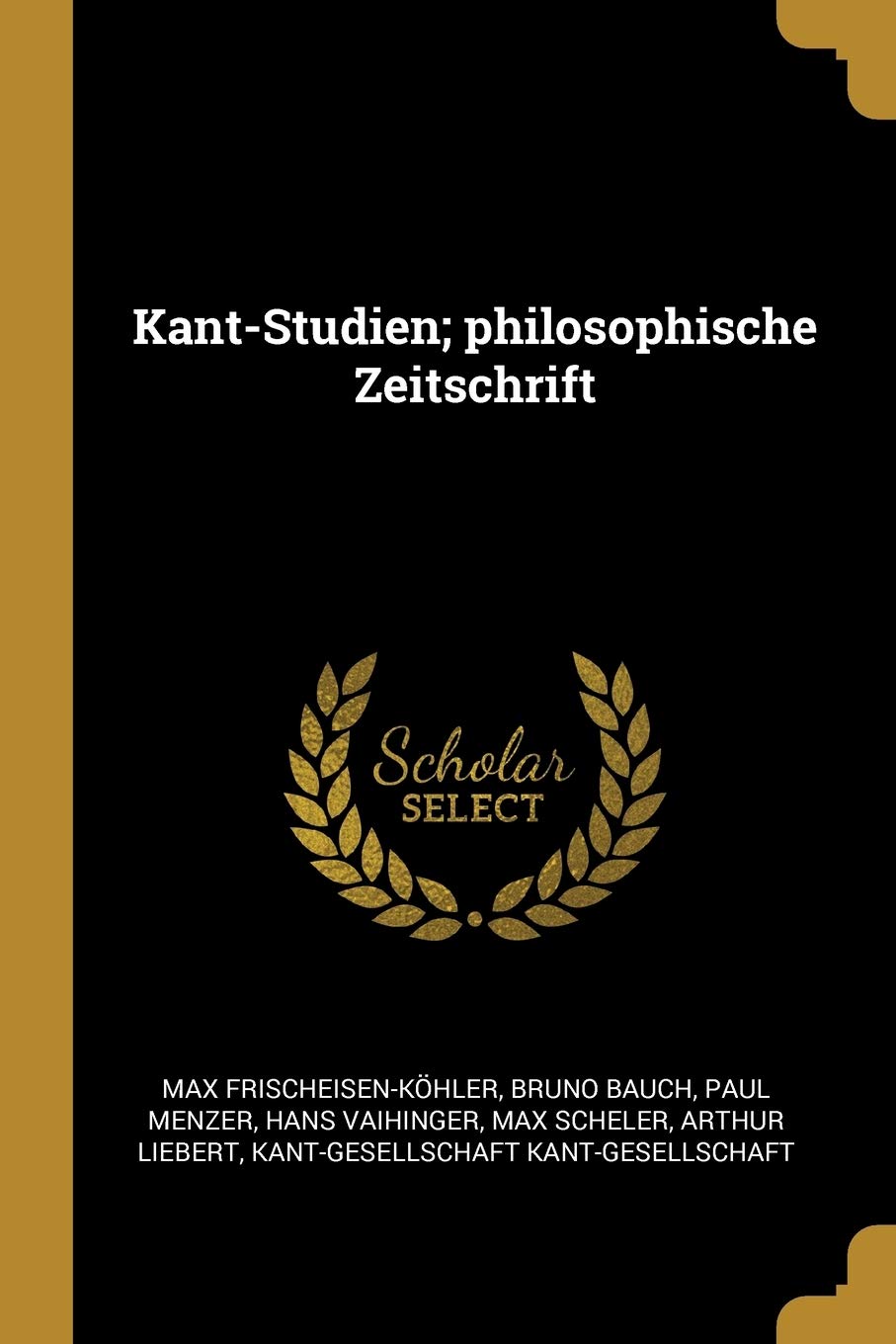 Kant-Studien; philosophische Zeitschrift Politics & History