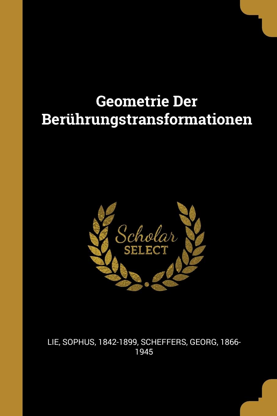 Geometrie Der Berührungstransformationen Politics & History