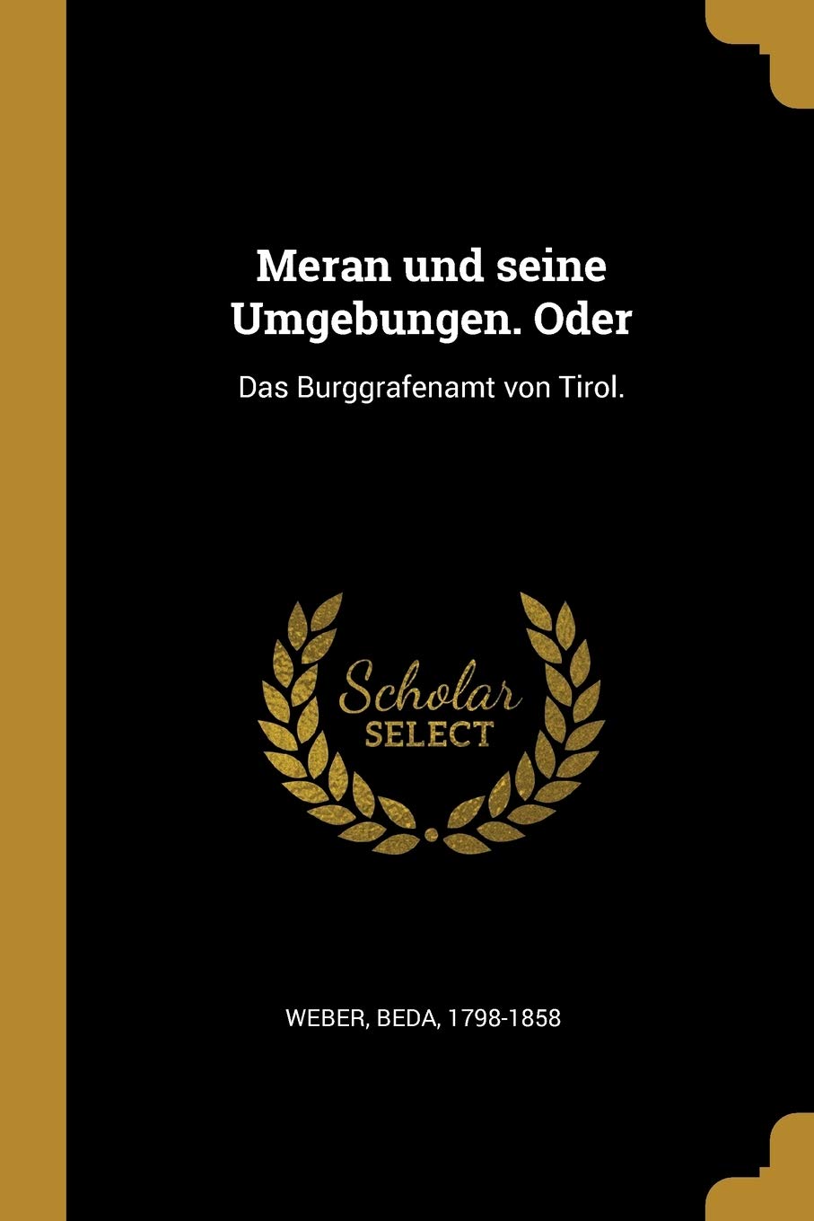 Meran und seine Umgebungen. Oder: Das Burggrafenamt von Tirol. Geology & Geography