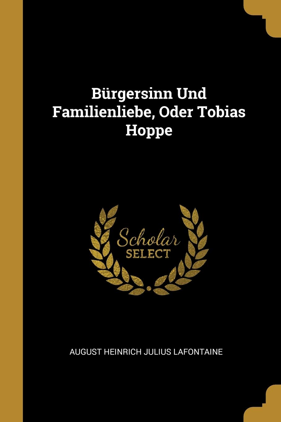 Bürgersinn Und Familienliebe, Oder Tobias Hoppe Politics & History