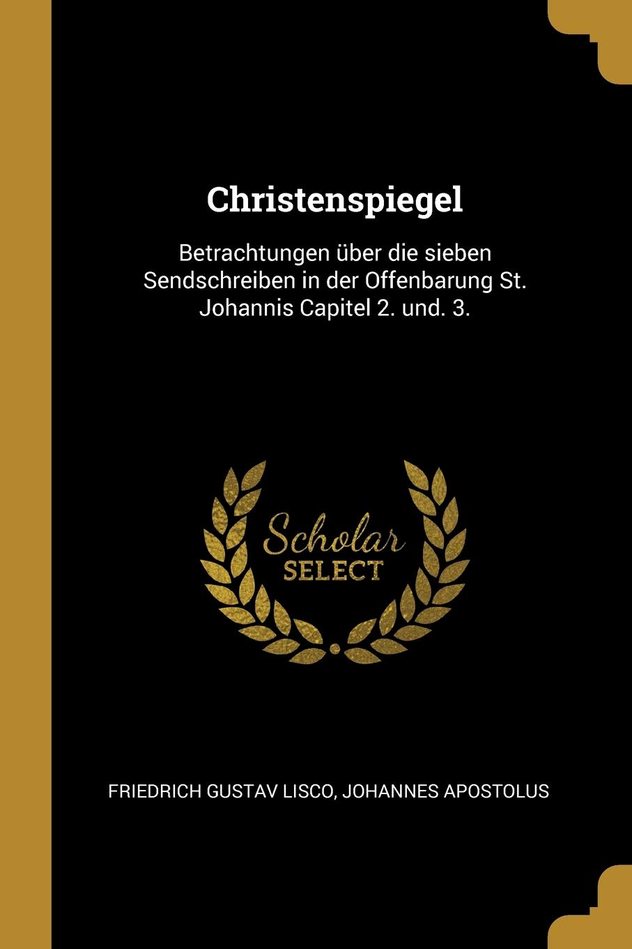 Christenspiegel: Betrachtungen über die sieben Sendschreiben in der Offenbarung St. Johannis Capitel 2. und. 3. Foreign Languages ​​& Dictionaries