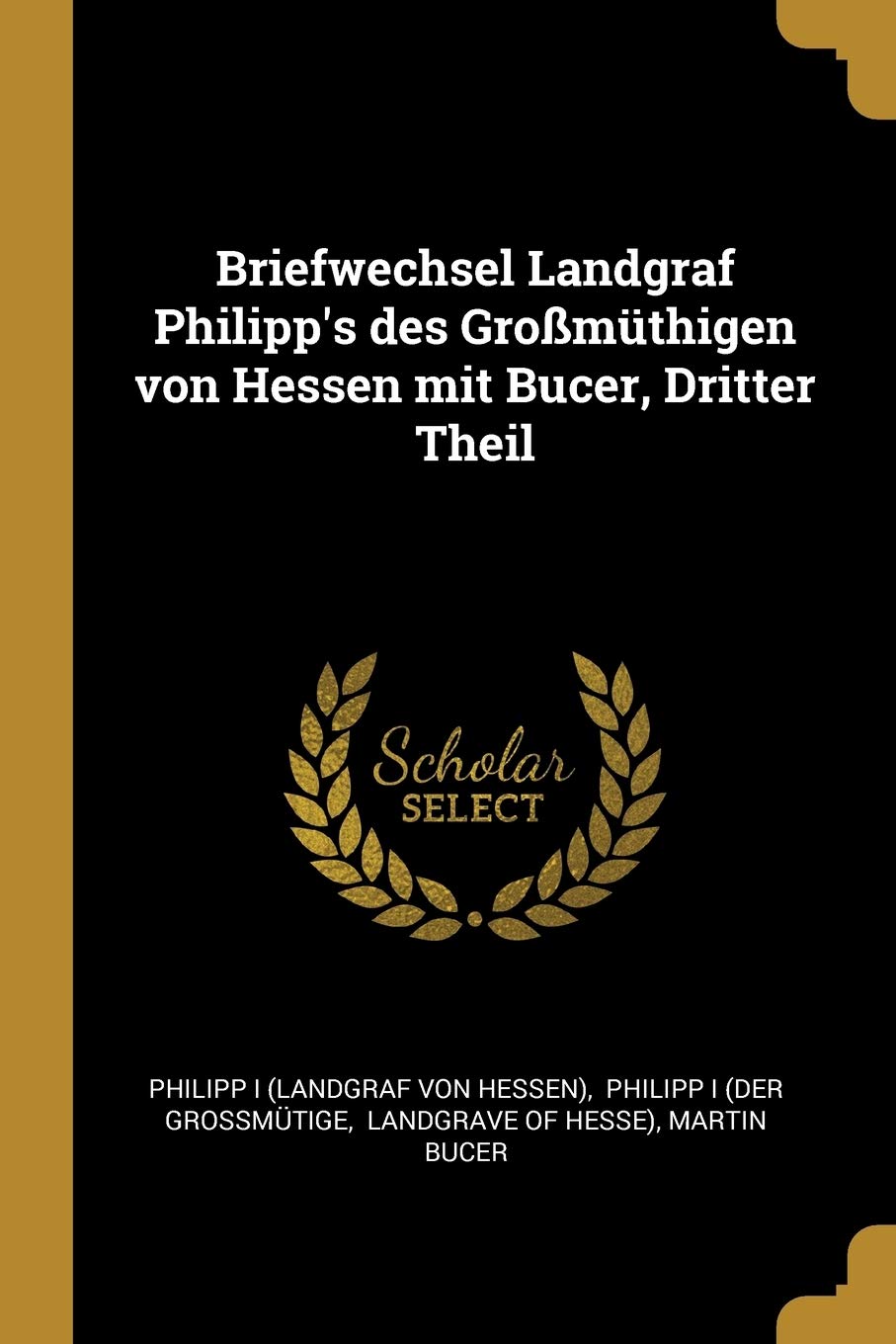Briefwechsel Landgraf Philipp's Des Großmüthigen Von Hessen Mit Bucer, Dritter Theil Politics & History