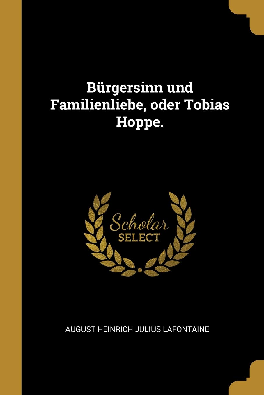 Bürgersinn und Familienliebe, oder Tobias Hoppe. Politics & History