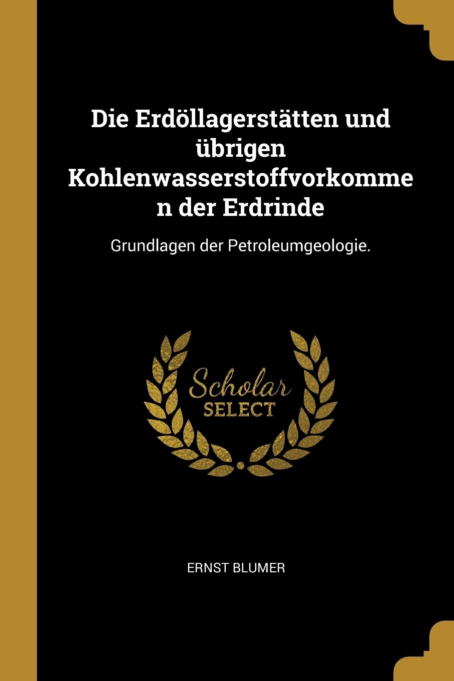 Die Erdöllagerstätten und übrigen Kohlenwasserstoffvorkommen der Erdrinde: Grundlagen der Petroleumgeologie. Politics & History