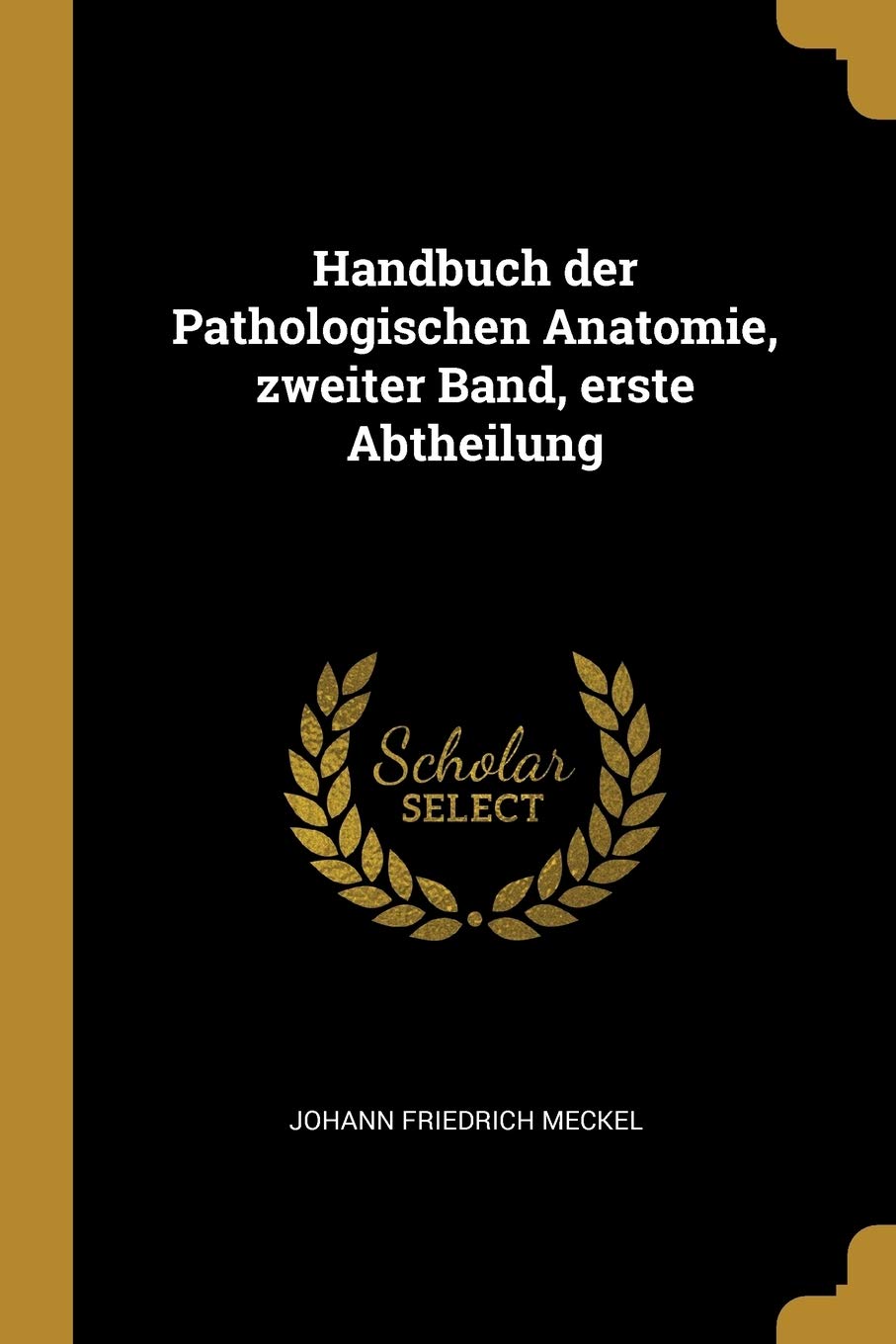 Handbuch der Pathologischen Anatomie, zweiter Band, erste Abtheilung Medicine