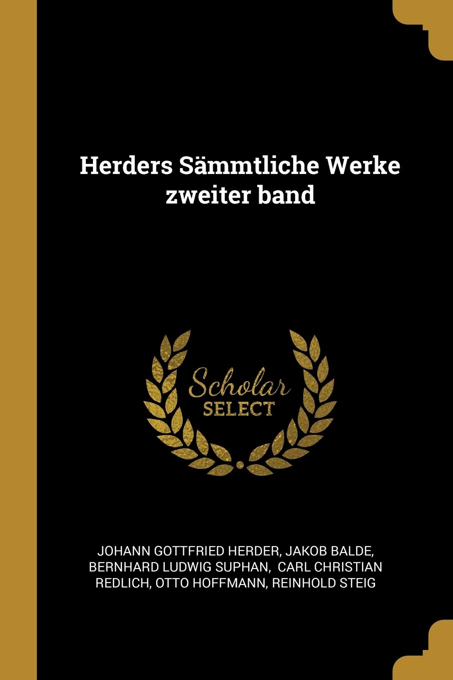 Herders Smmtliche Werke zweiter band Politics & History