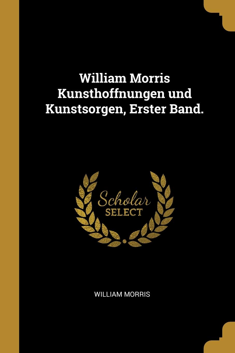 William Morris Kunsthoffnungen und Kunstsorgen, Erster Band. Politics & History