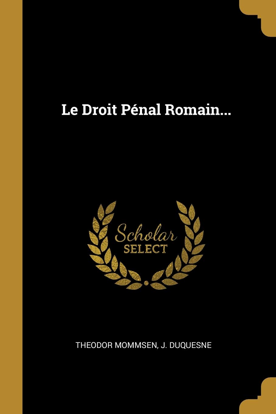 Le Droit Pnal Romain... book