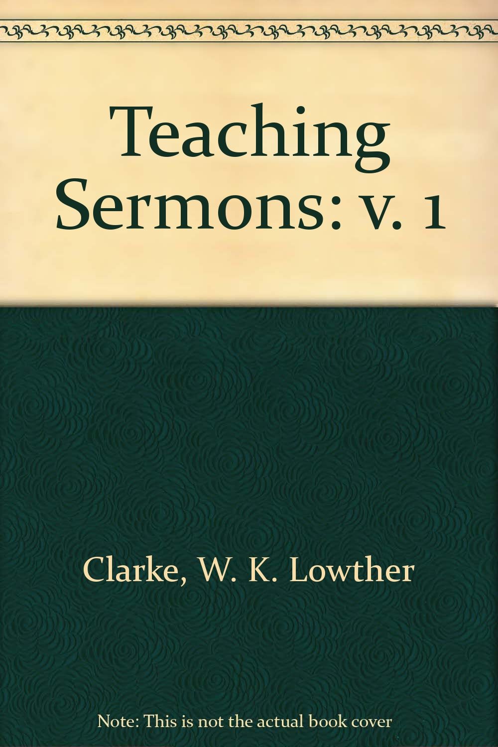 Product Image: Teaching Sermons: v. 1