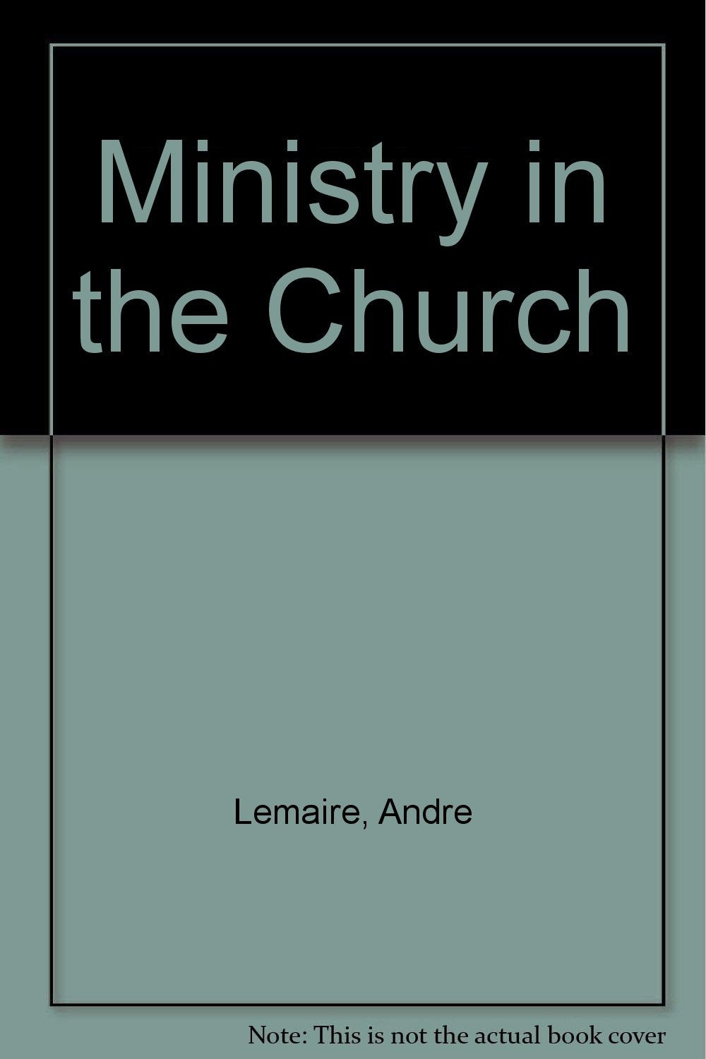 Ministry in the Church Books