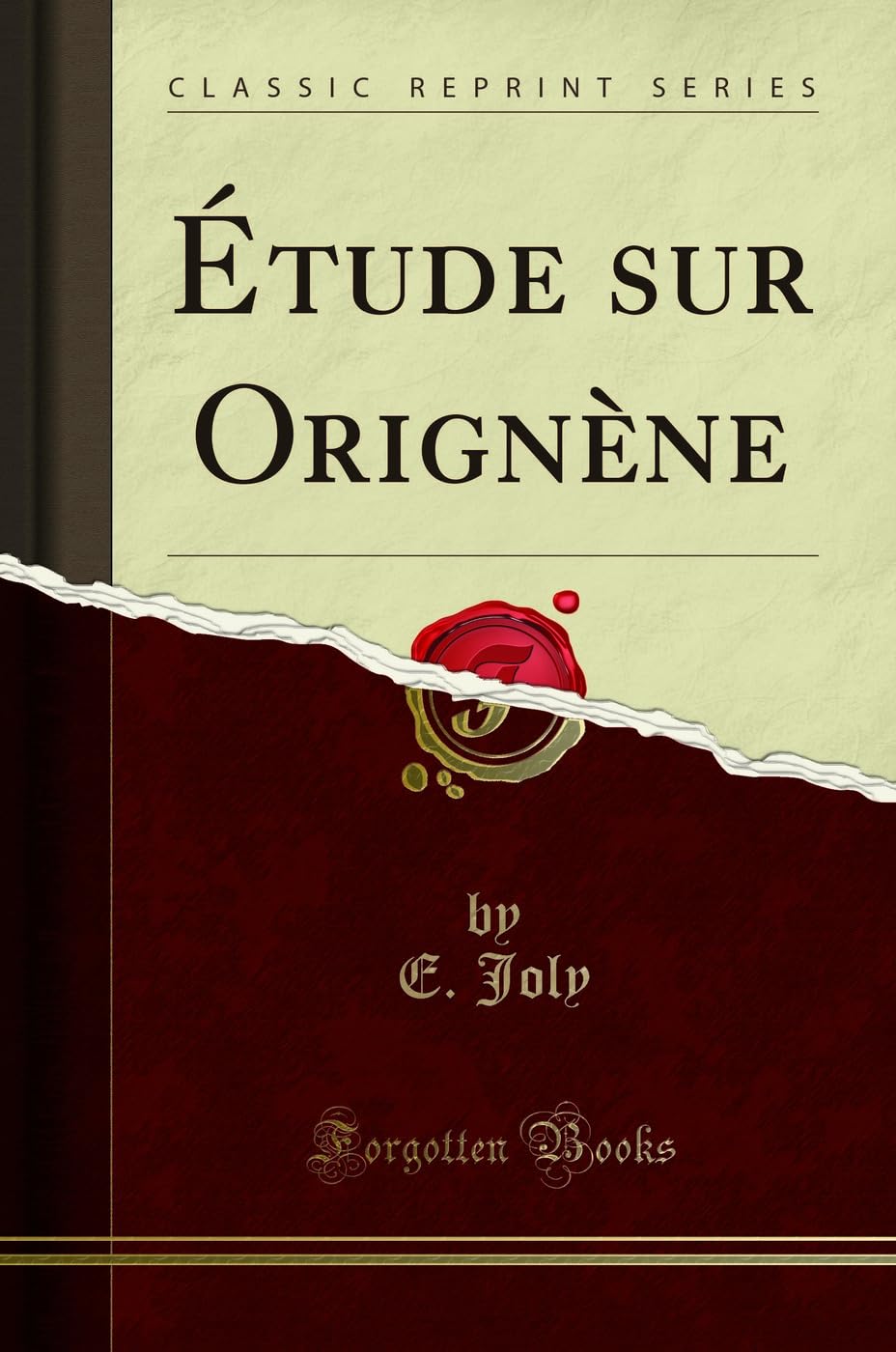 Product Image: Étude sur Orignène (Classic Reprint)