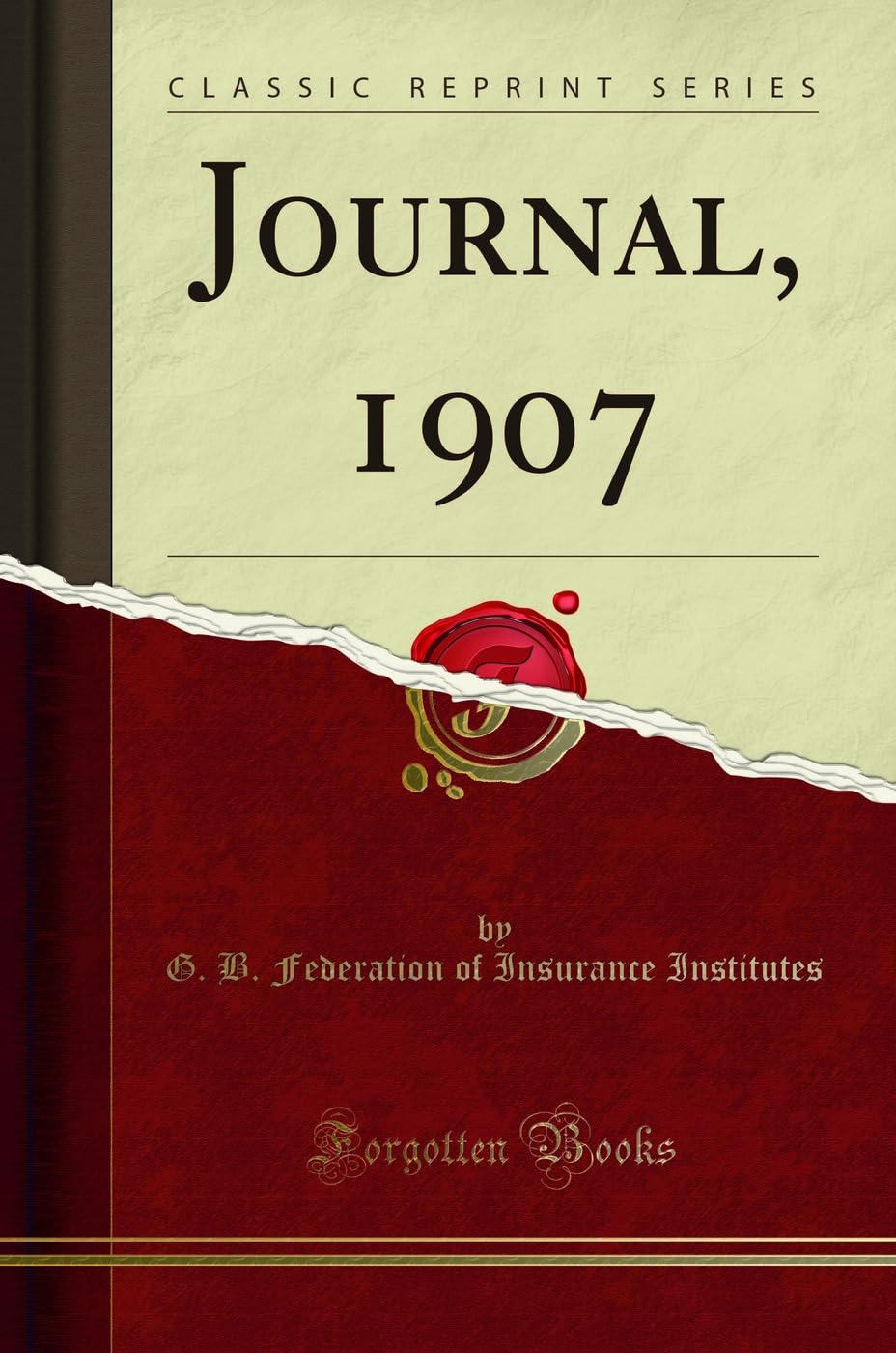 Journal, 1907 (Classic Reprint) Reference Books
