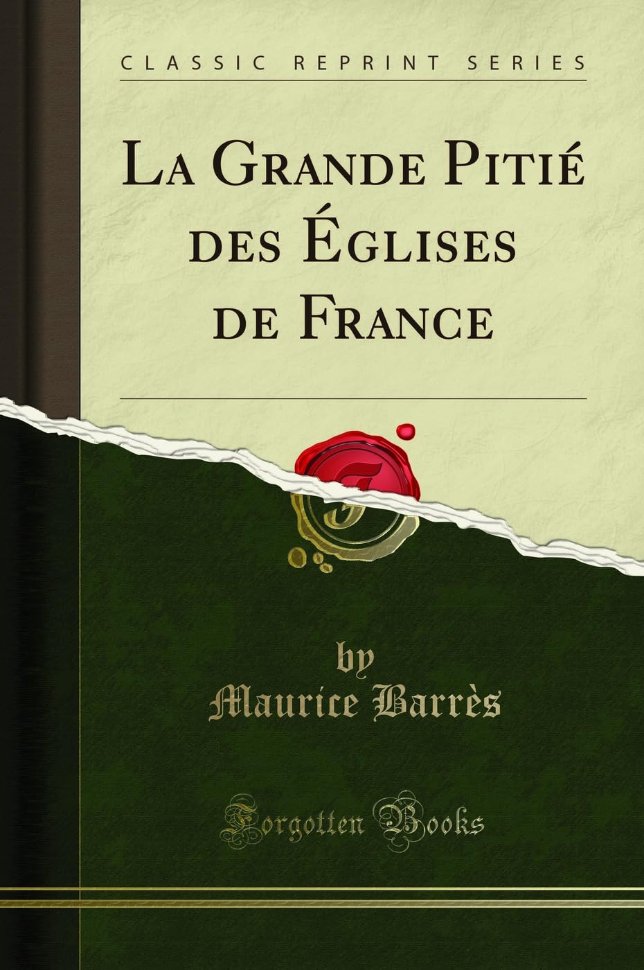La Grande Pitié Des Églises de France (Classic Reprint) book