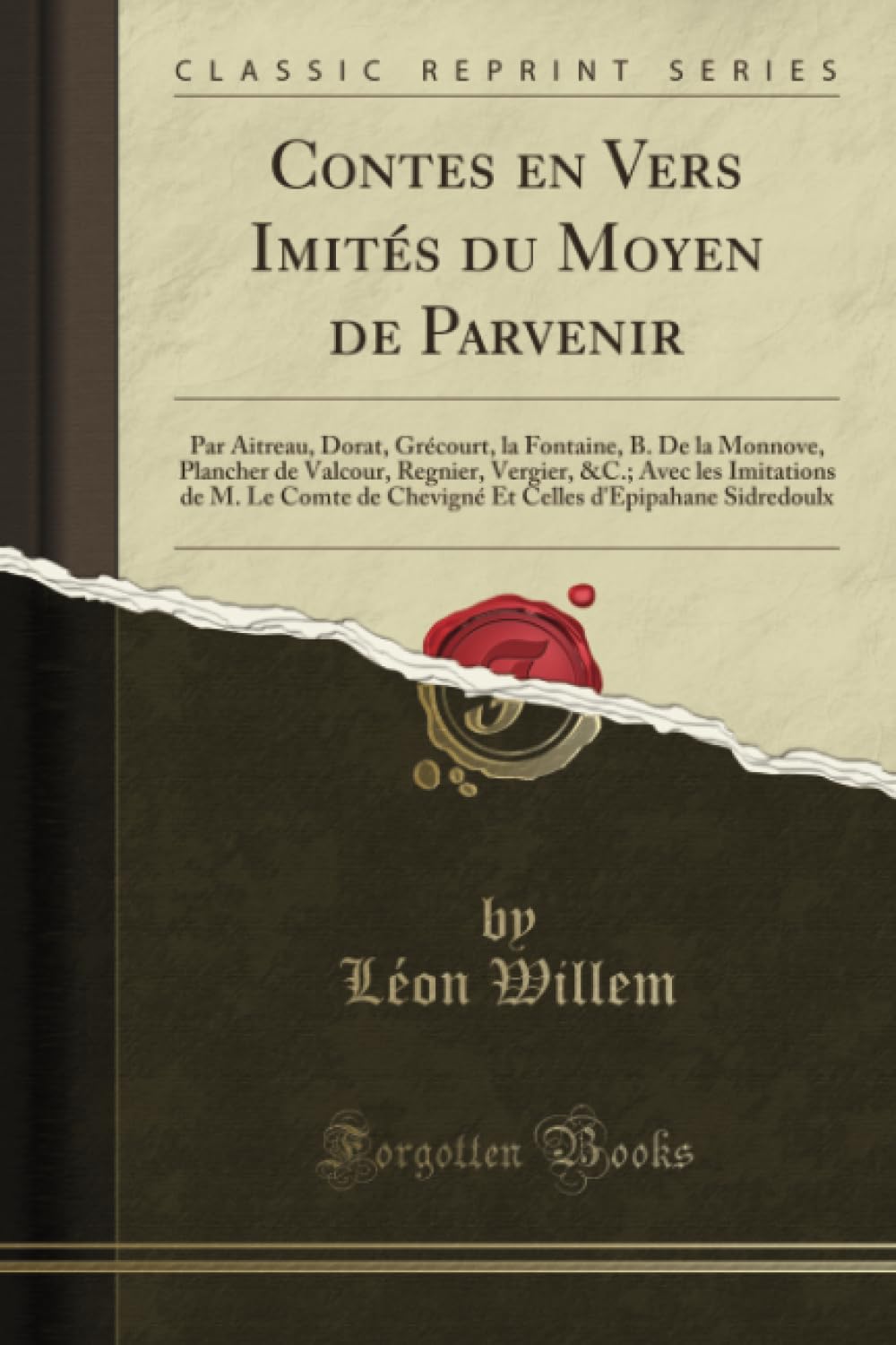 Contes en Vers Imités du Moyen de Parvenir (Classic Reprint) book