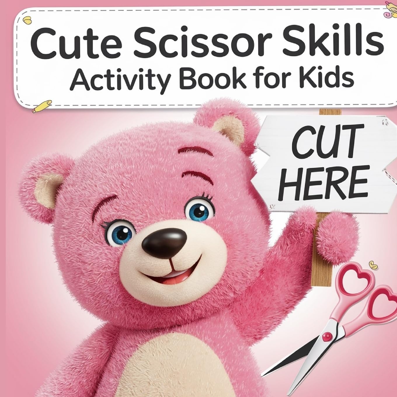 Scissor Skills Cute Activity Book for Kids Tiptoi & Games