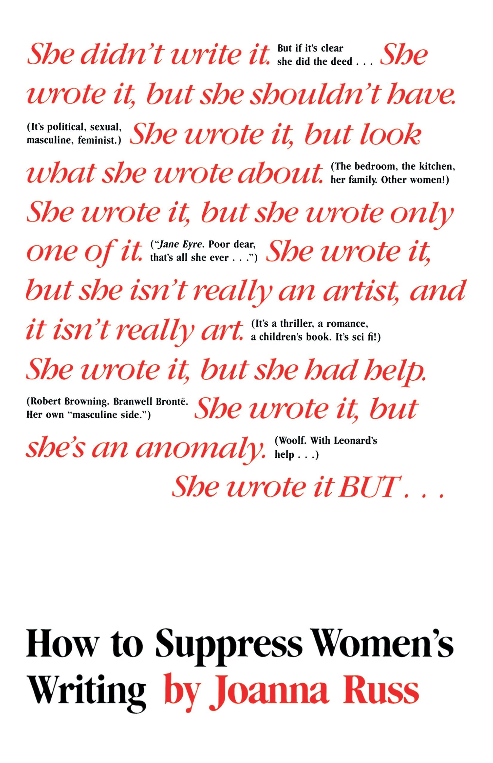 How to Suppress Womens Writing Social Sciences