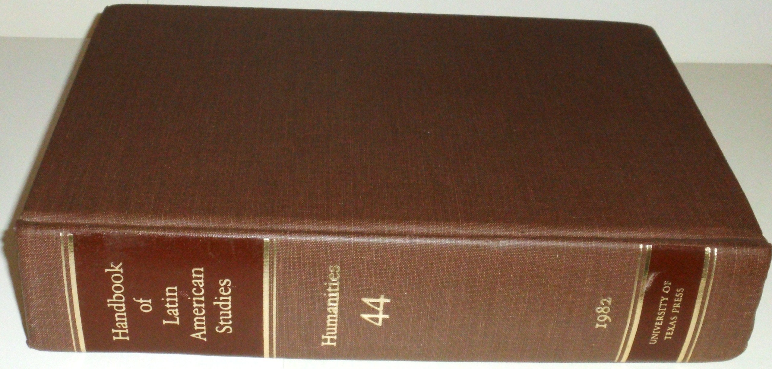 Handbook of Latin American Studies: Humanities Reference Books