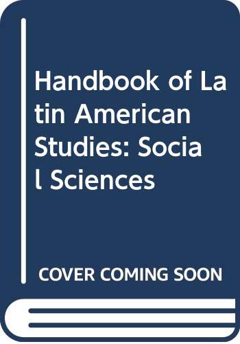 Handbook of Latin American Studies: Social Sciences Reference Books