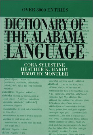 Dictionary of the Alabama Language Foreign Languages ​​& Dictionaries
