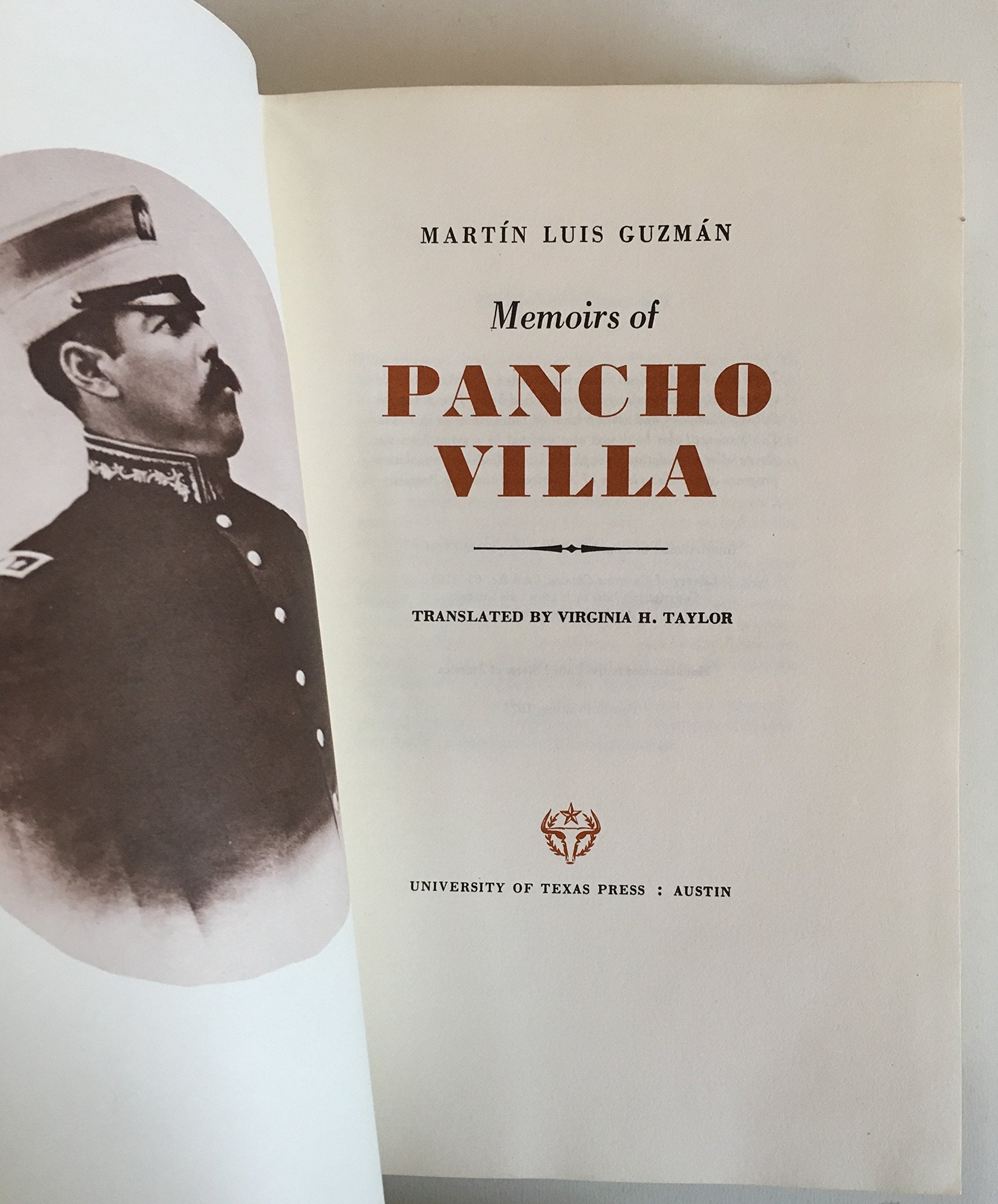 Memoirs of Pancho Villa Books