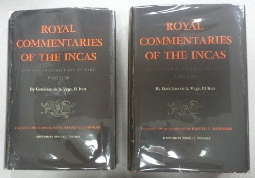 Royal Commentaries of the Incas and General History of Peru Books