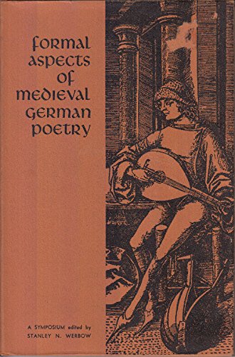 Formal Aspects of Mediaeval German Poetry Poetry