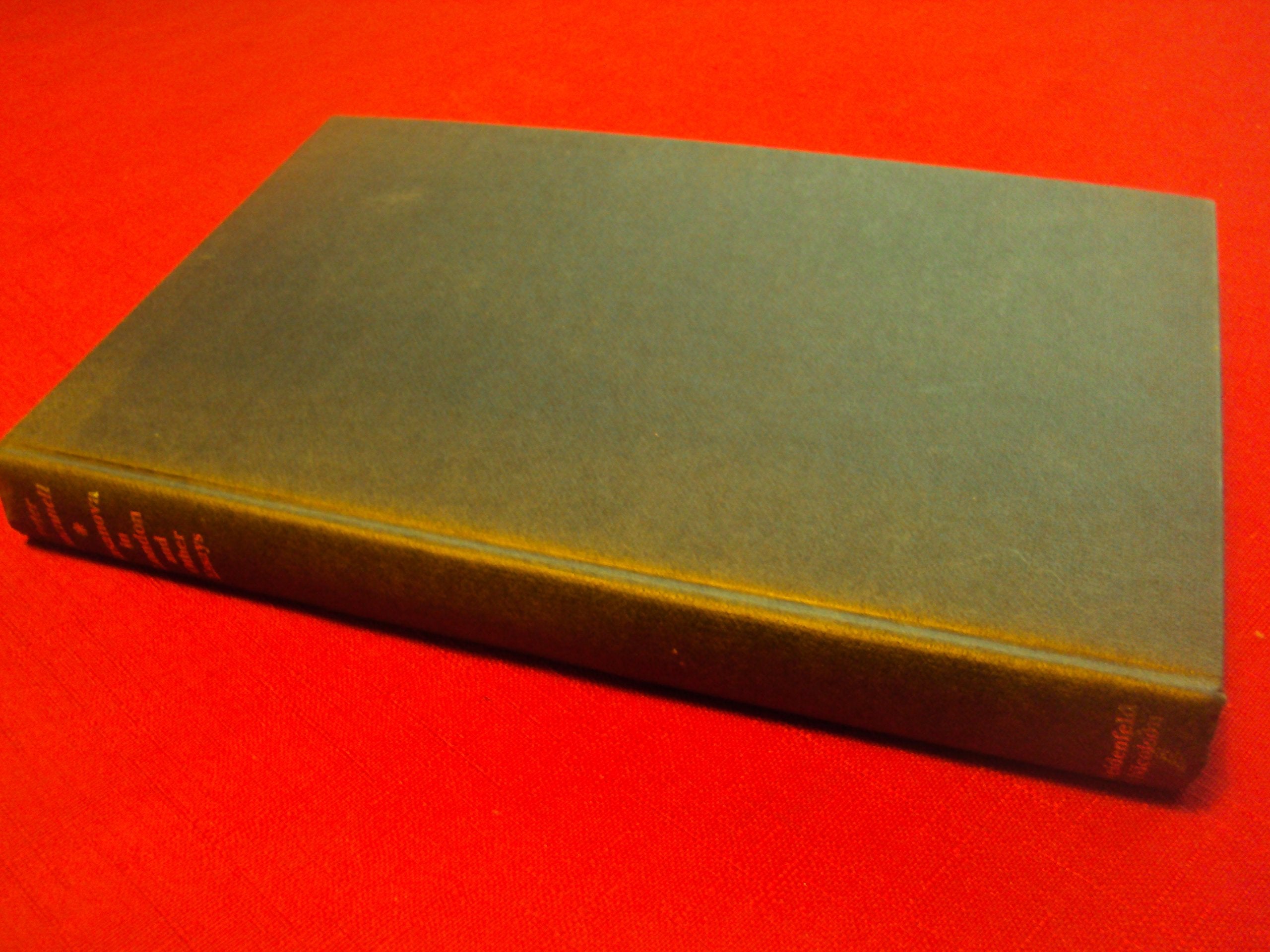 Casanova in London and Other Essays Books