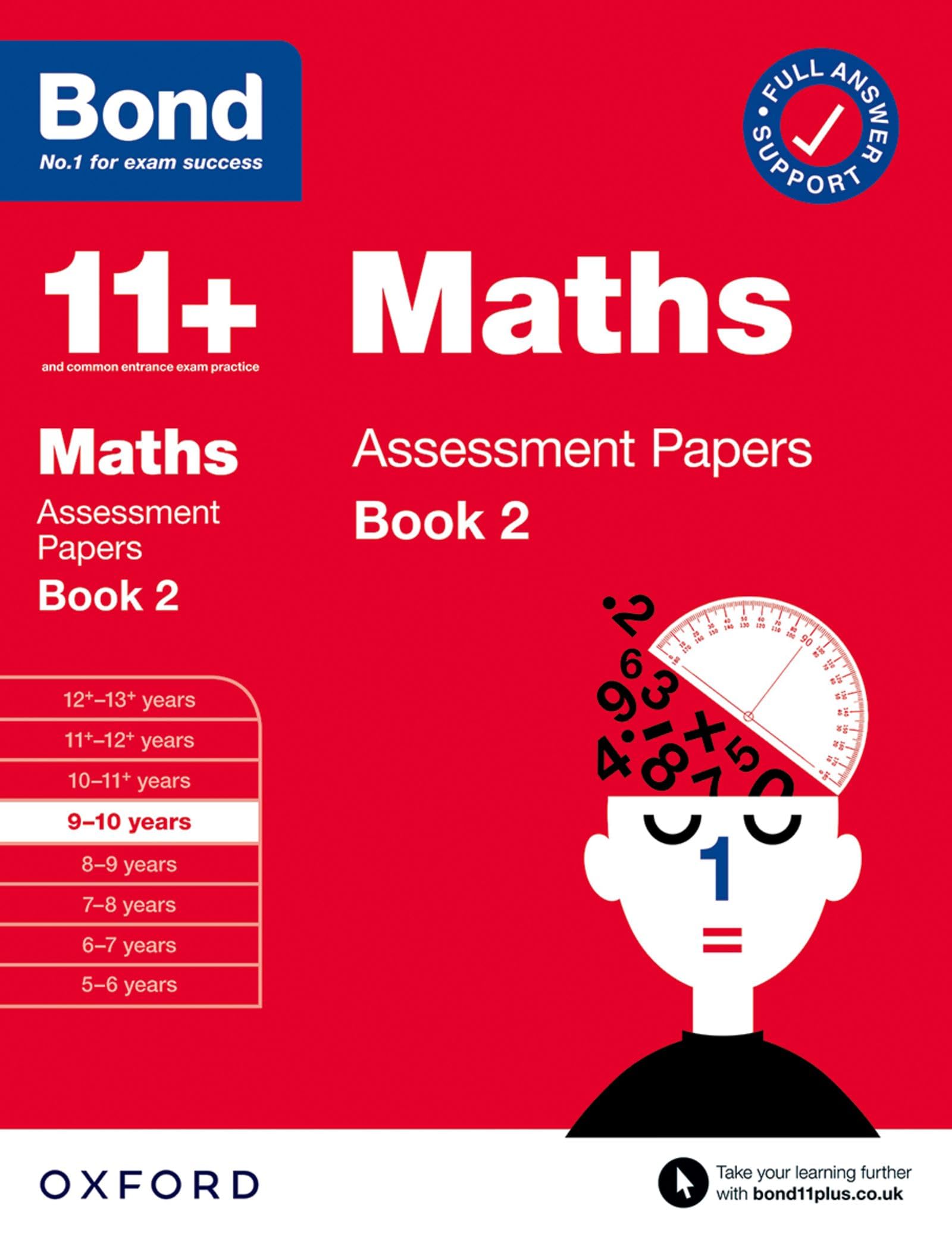 Bond 11+ Maths Assessment Papers 9-10 Years Book 2: For 11+ GL assessment and Entrance Exams Professional & Reference Books
