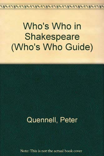 Who's Who in Shakespeare (Who's Who Guide) book