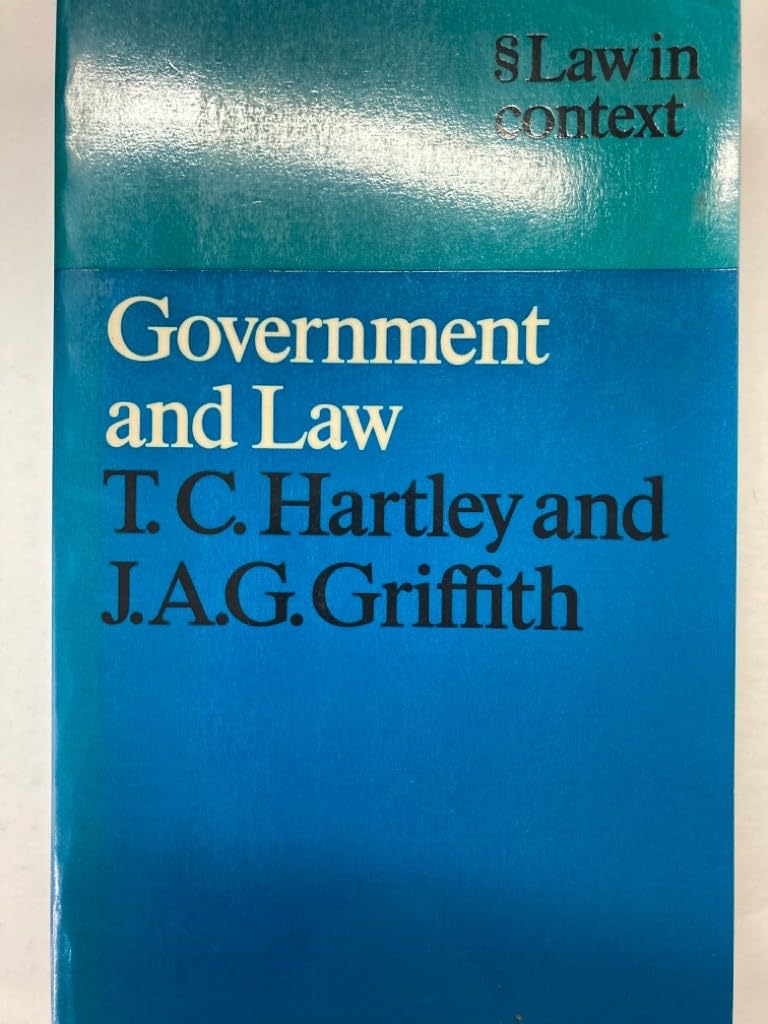 Government and the Law (Law in Context S.) Books