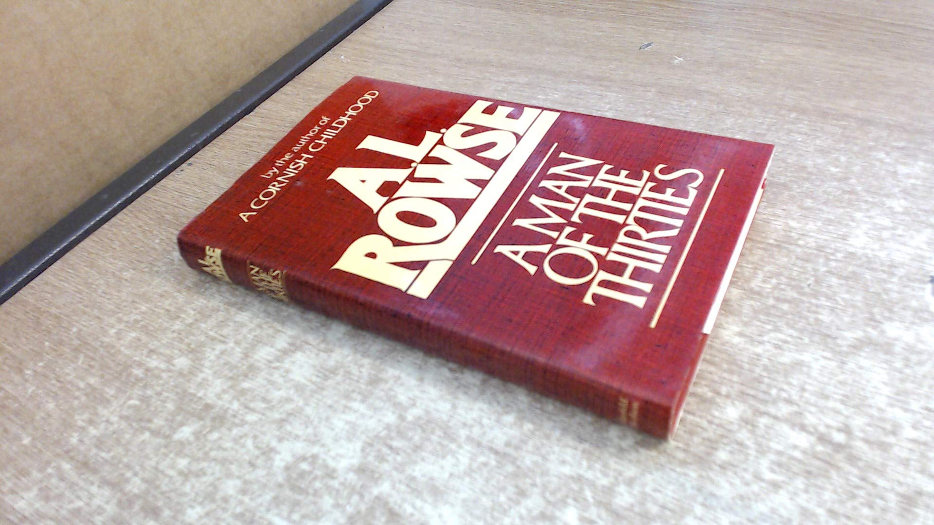 Man of the Thirties book