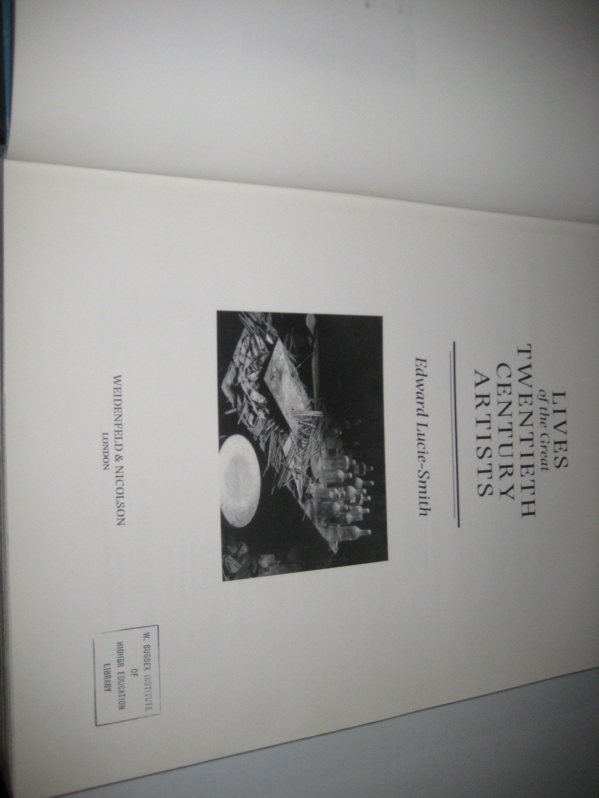 Lives of the Great 20th Century Artists Books