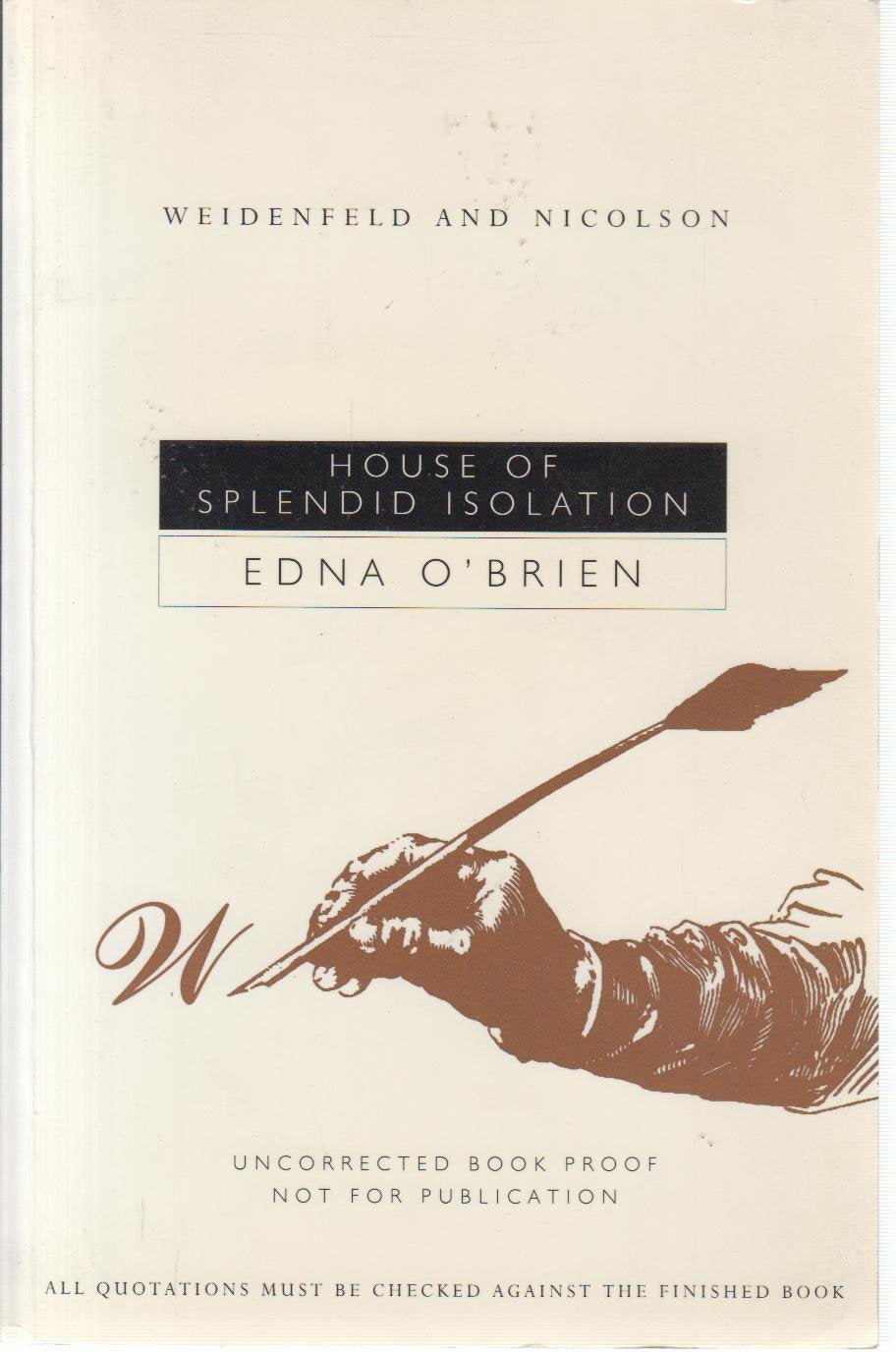 The House of Splendid Isolation Contemporary literature