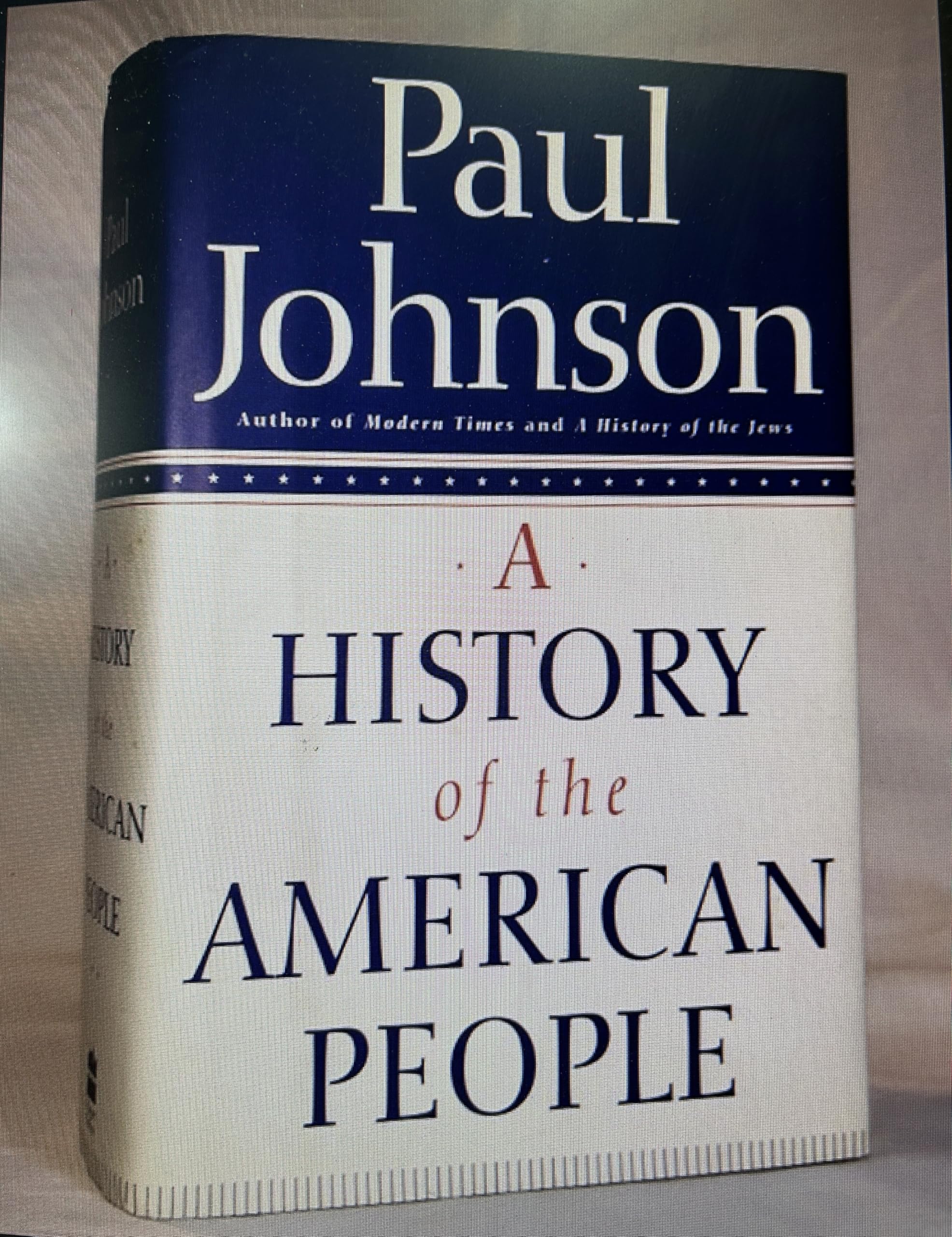 A History Of The American People book