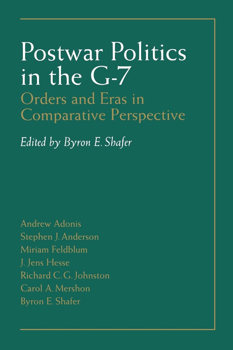 Postwar Politics in the G-7 book