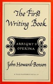 First Writing Book an English Translation and Facsimile: Arrighi's Operina Film, Art & Culture