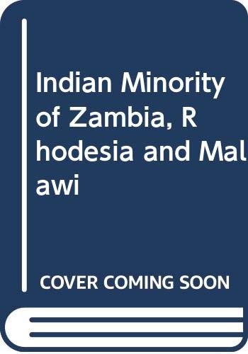 Indian Minority of Zambia, Rhodesia and Malawi Books