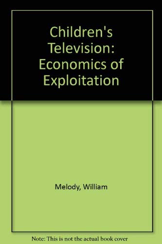 Children's Television: Economics of Exploitation Books