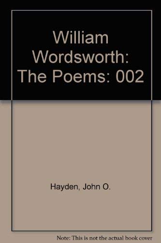 William Wordsworth: The Poems Books