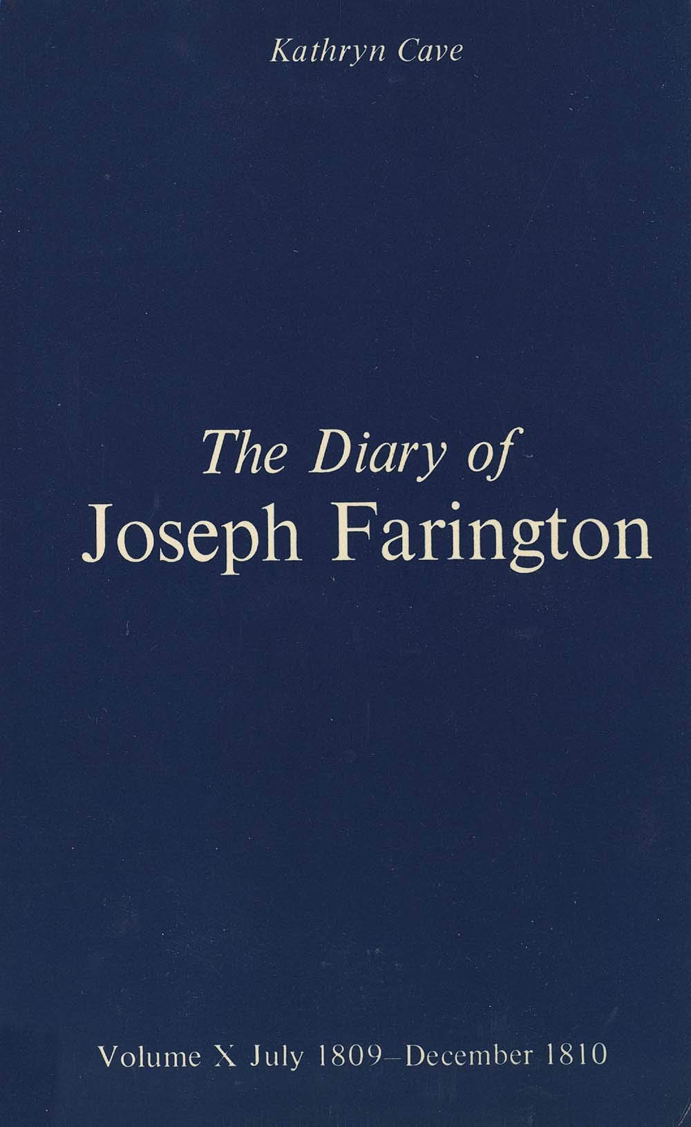 The Diary of Joseph Farington Memories