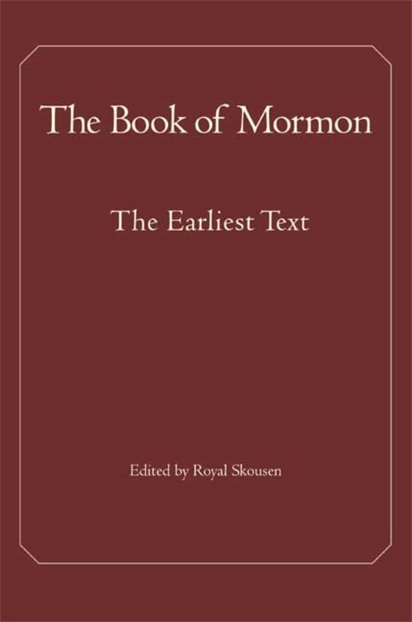 The Book of Mormon: The Earliest Text book